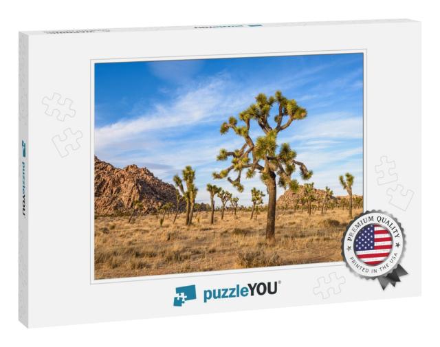 Joshua Tree National Park, Mojave Desert, California... Jigsaw Puzzle