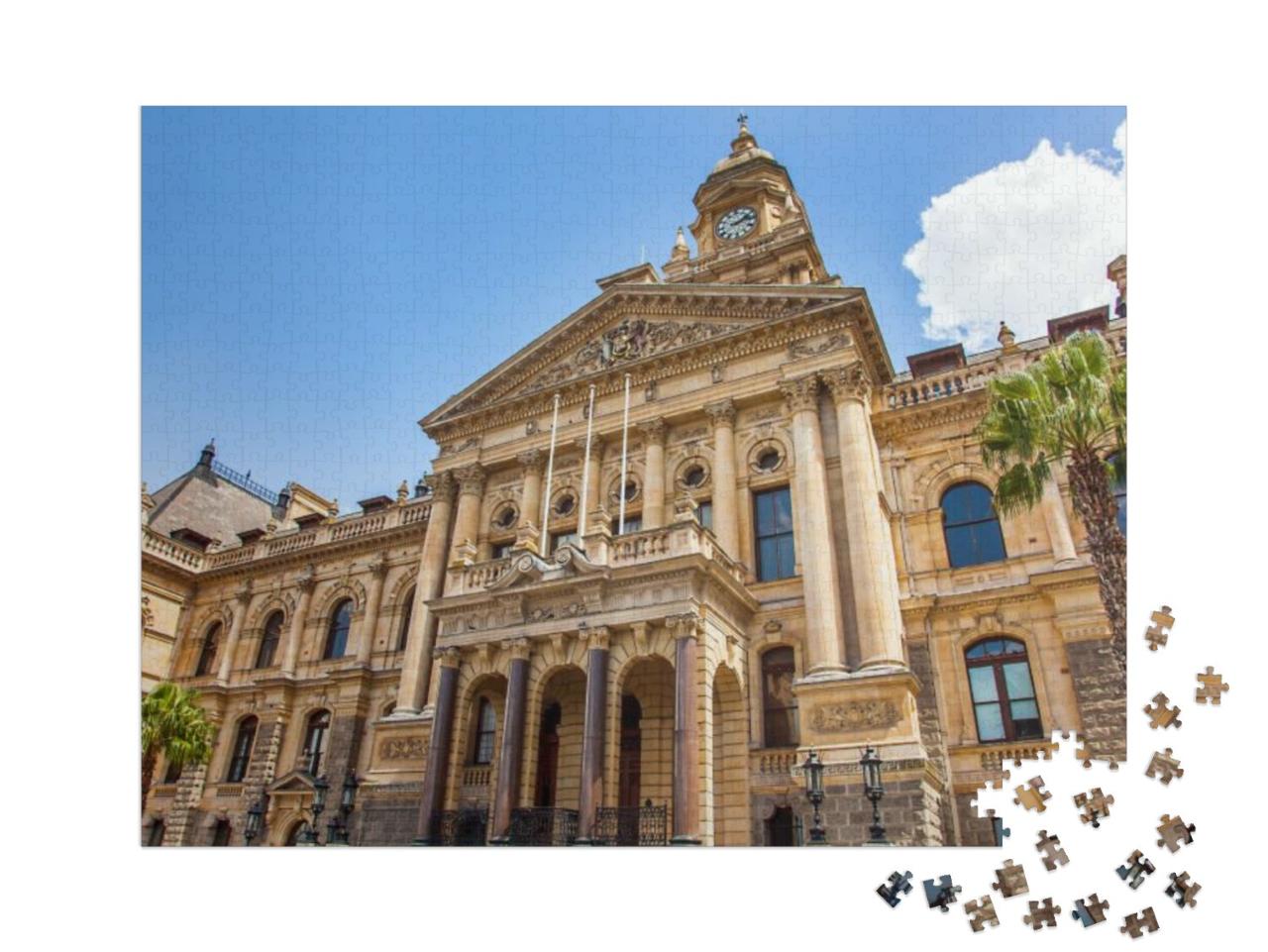 Puzzel 1000 stukjes „Stadhuis in Kaapstad, Zuid-Afrika“