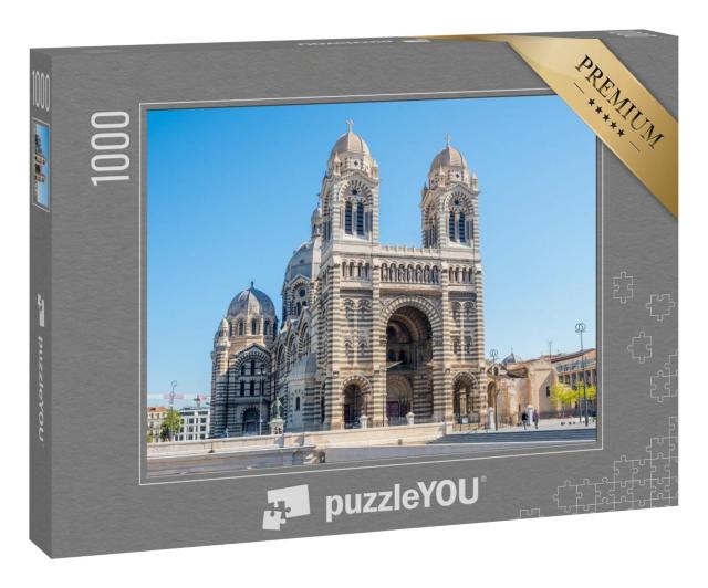 Puzzle 1000 Teile „Kathedrale von Marseille, Frankreich“