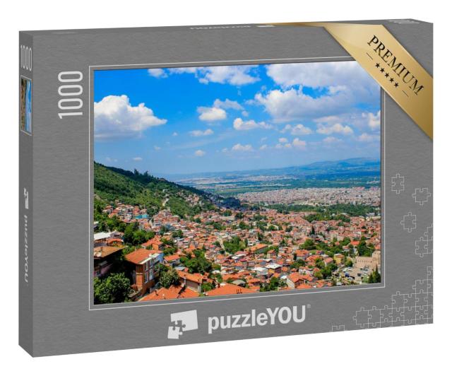 Puzzle 100 Teile „Bursa: Panoramablick auf die Stadt in der Türkei“