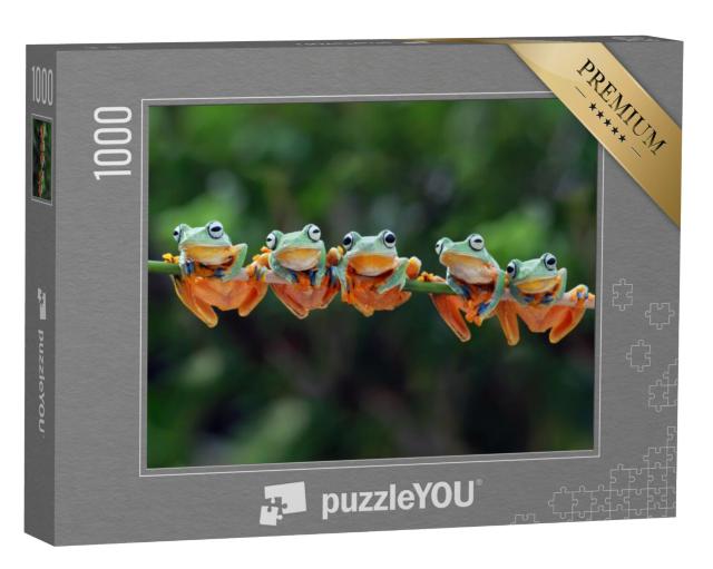 Puzzel 1000 stukjes „Betoverende Java boomkikkers“