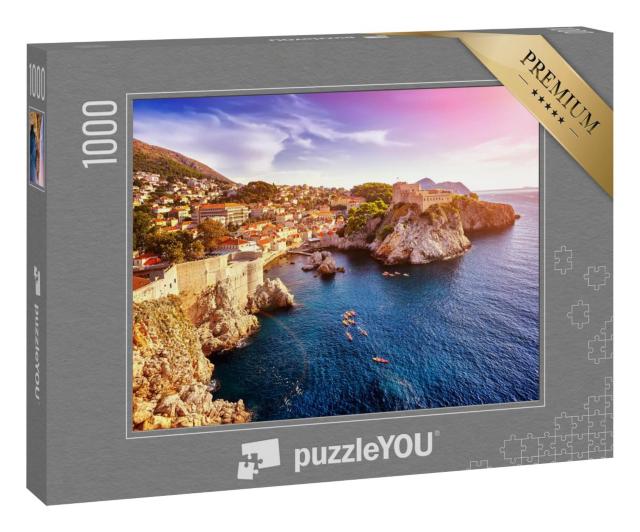 Puzzle 1000 Teile „Festungen Lovrijenac und Bokar in Dubrovnik, Kroatien“