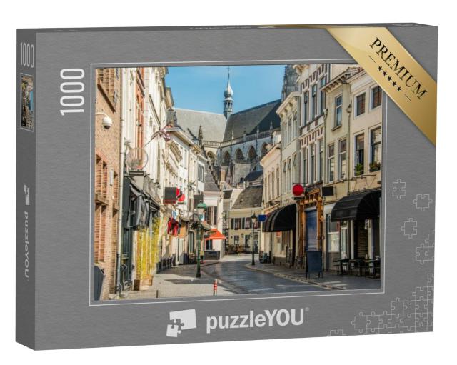 Puzzel 1000 stukjes „Straat in het centrum van Breda“