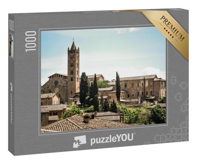 Puzzle 1000 Teile „Wunderschöne Stadt Siena, Toskana, Italien“