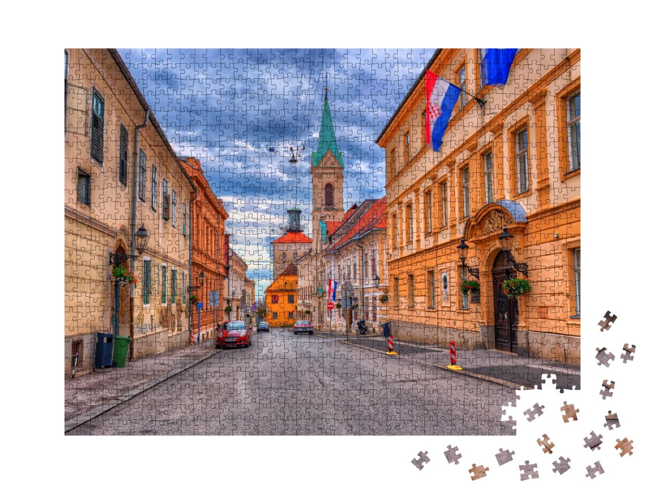 Puzzle 1000 Teile „Gornij Grad, Oberstadt von Zagreb“