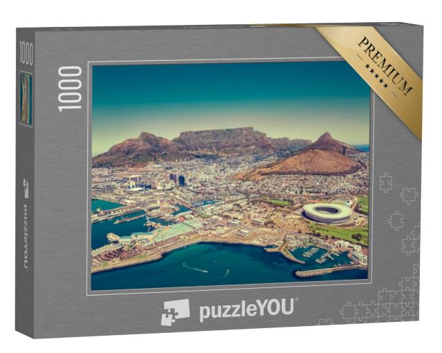 Puzzel 1000 stukjes „Uitzicht over Kaapstad in Zuid-Afrika“