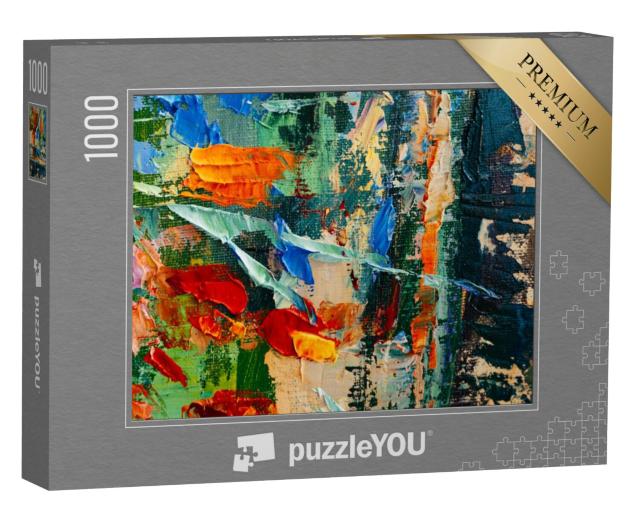 Puzzel 1000 stukjes „abstracte schilderkunst“