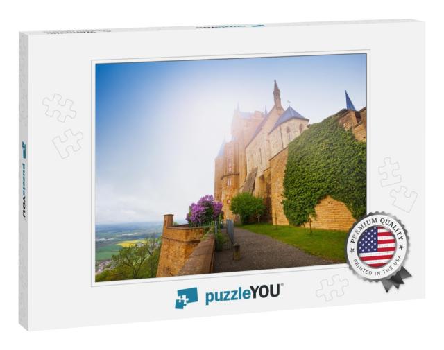 The Wall with Ivy of Beautiful Hohenzollern Castle... Jigsaw Puzzle