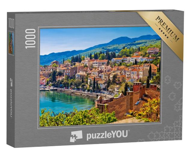 Puzzel 1000 stukjes „Volosko met zeezicht, Opatija Riviera van Kroatië“