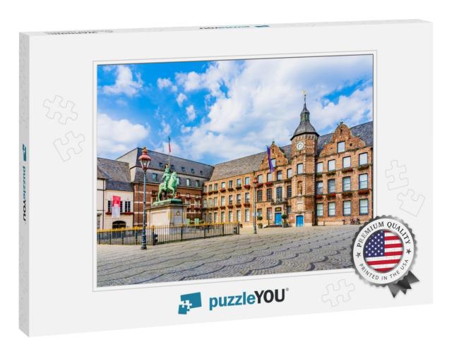 Dusseldorf, West Rhine Westphalia, Germany the Old Town... Jigsaw Puzzle
