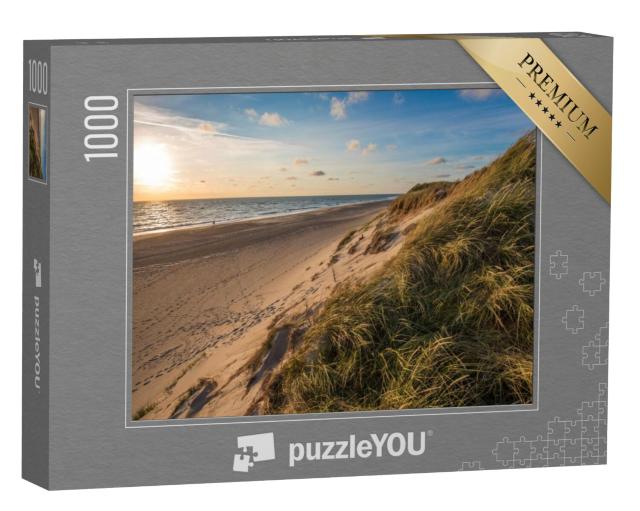 Puzzel 1000 stukjes „Noordzeestrand, kust van Jutland, Denemarken“