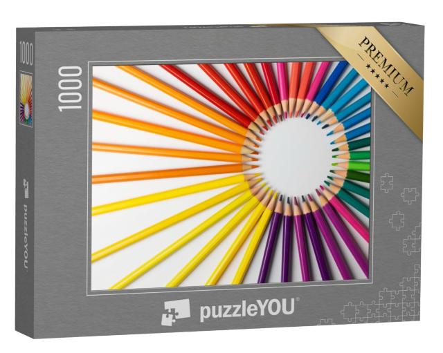 Puzzel 1000 stukjes „Kleurpotloden“