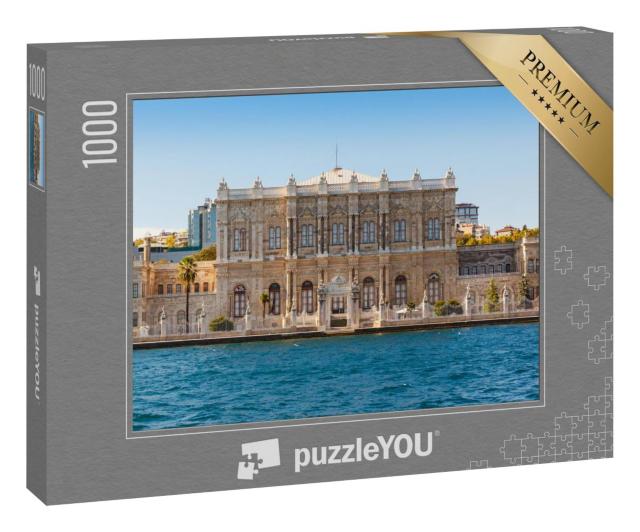 Puzzle 100 Teile „Dolmabahce-Palast in Istanbul am europäischen Bosporus“