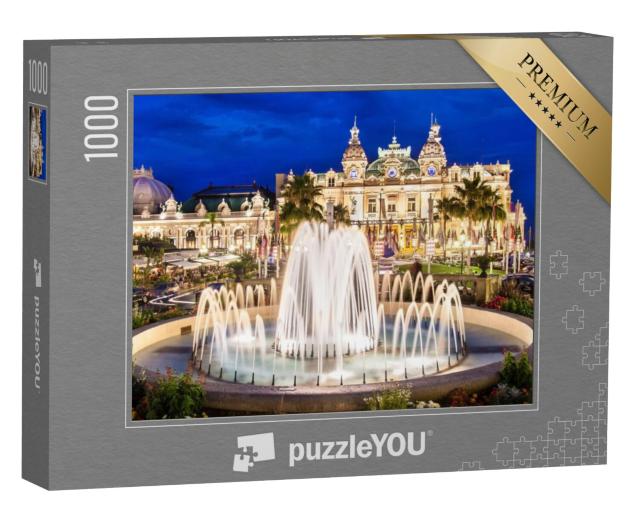 Puzzel 1000 stukjes „Het Monte Carlo Casino, bezienswaardigheid van Monaco“