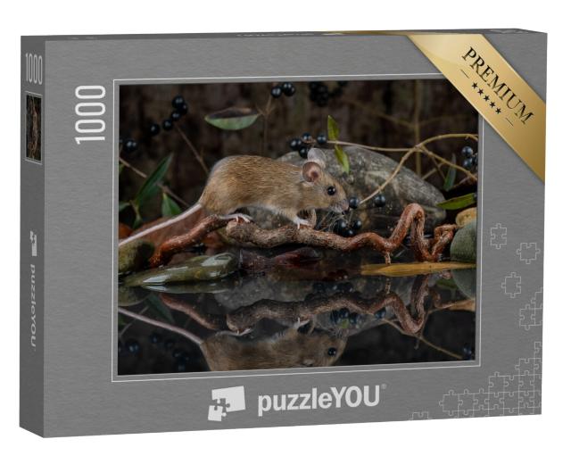 Puzzel 1000 stukjes „Muis op ontdekkingstocht“