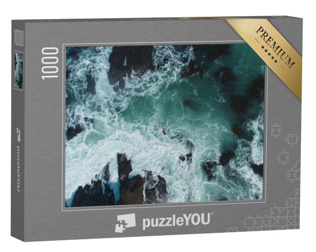 Puzzel 1000 stukjes „Wilde Atlantische Oceaan van Nieuw-Zeeland“