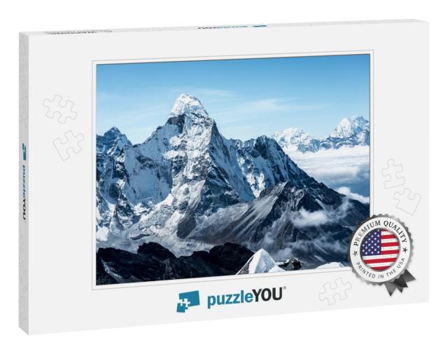 Snow Mountains in the Himalayas of Nepal... Jigsaw Puzzle