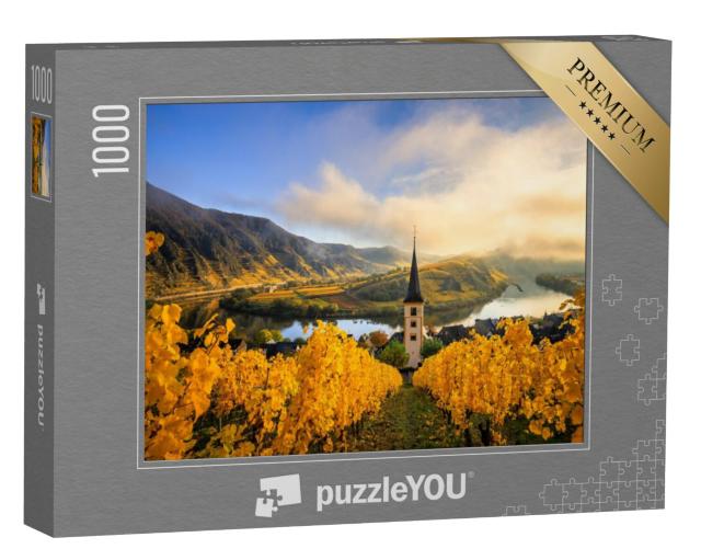 Puzzel 1000 stukjes „De Moezelbocht, een romantisch mooie rivier in Duitsland“