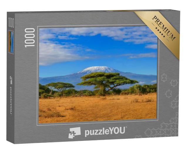 Puzzel 1000 stukjes „Kilimanjaro als safaribestemming in Kenia, Afrika“