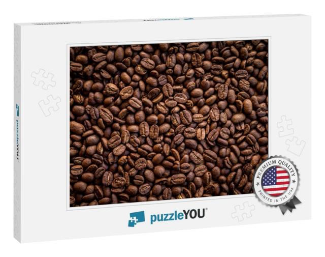 Roasted Coffee Beans Background... Jigsaw Puzzle