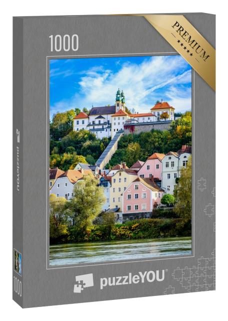 Puzzle 1000 Teile „Altstadt des schönen Passau in Bayern, Deutschland“