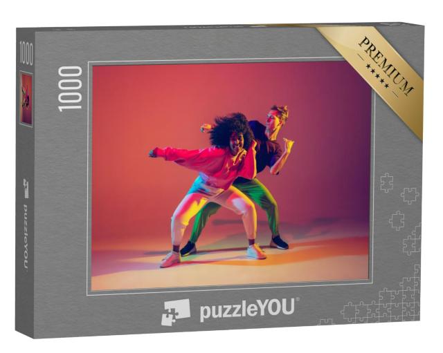 Puzzel 1000 stukjes „Kracht tijdens het dansen“