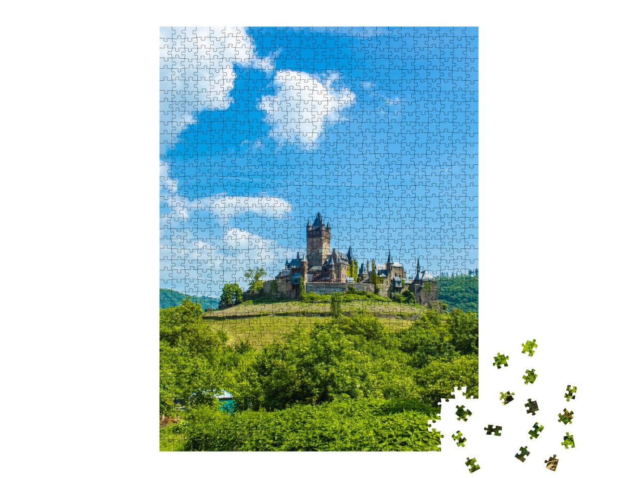 Puzzle 1000 Teile „Reichsburg Cochem an der Mosel, Rheinland-Pfalz, Deutschland“