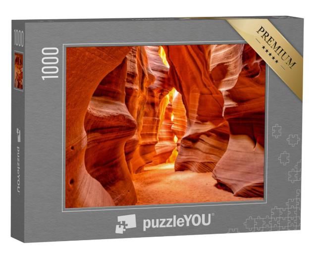 Puzzel 1000 stukjes „Antelope Canyon lichten en rotsen Arizona USA“