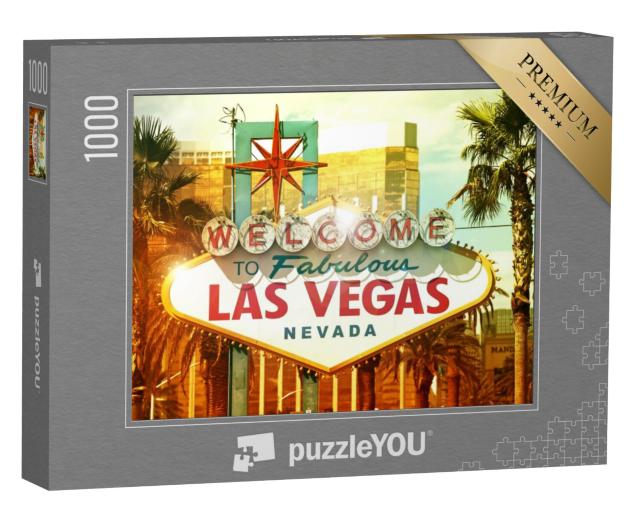 Puzzel 1000 stukjes „Welkom in Las Vegas“