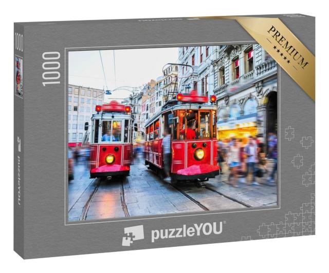 Puzzle 1000 Teile „Straßenbahn, Istanbul“