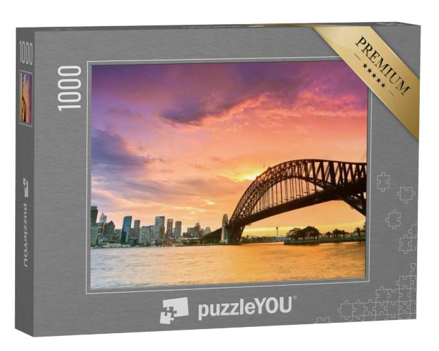 Puzzel 1000 stukjes „Sydney Harbour gezien vanaf Kirribilli in North Sydney“