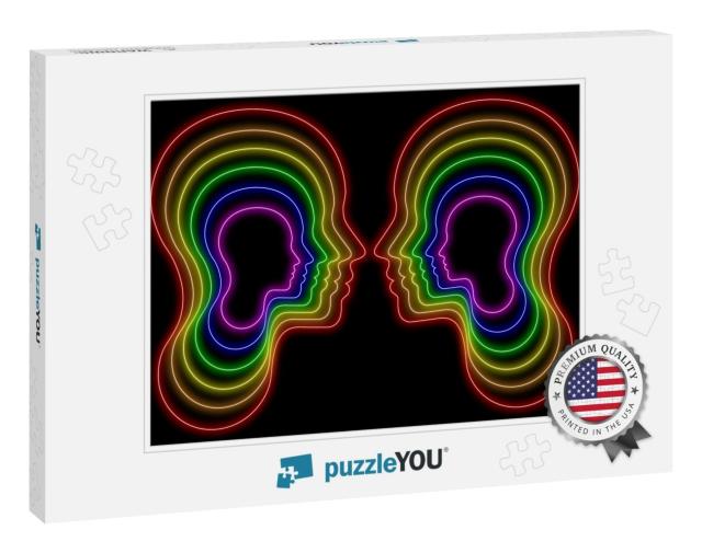 Sexual Diversity Gender Concept Pride Month Kiss R... Jigsaw Puzzle