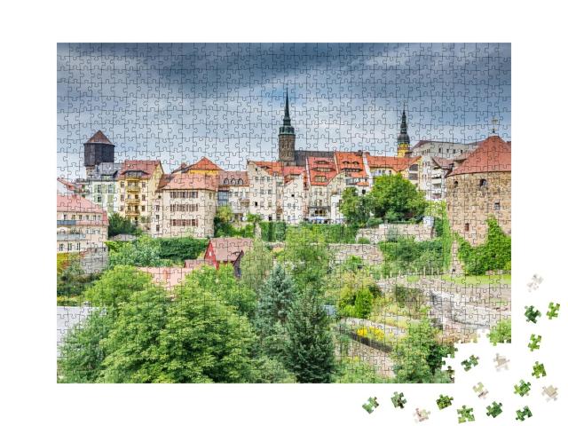 Puzzle 1000 Teile „Stadtbild von Bautzen in Sachsen, Deutschland“