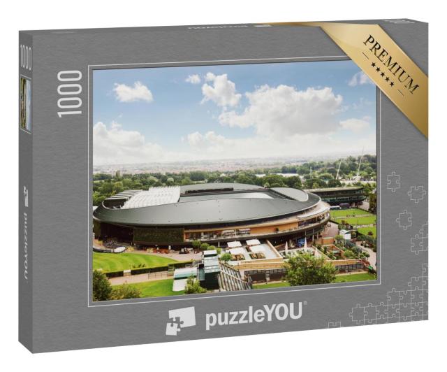 Puzzle 1000 Teile „Wimbledon-Stadion, im Hintergrund London“