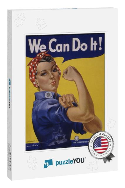 We Can Do It! World War 2 Poster Boosting Morale of Ameri... Jigsaw Puzzle