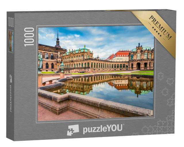 Puzzel 1000 stukjes „De Dresdener Zwinger in de vroege ochtend, Saksen, Duitsland“