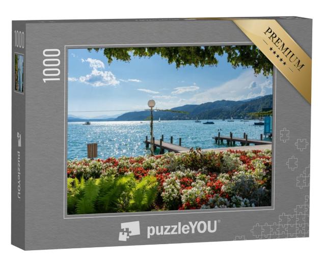 Puzzel 1000 stukjes „De Wörthersee in Karinthië, Oostenrijk“