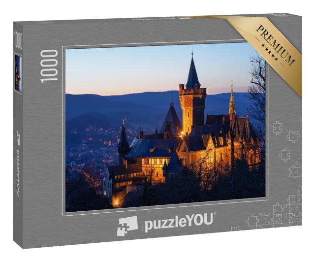 Puzzle 1000 Teile „Schloss Wernigerode, Deutschland“