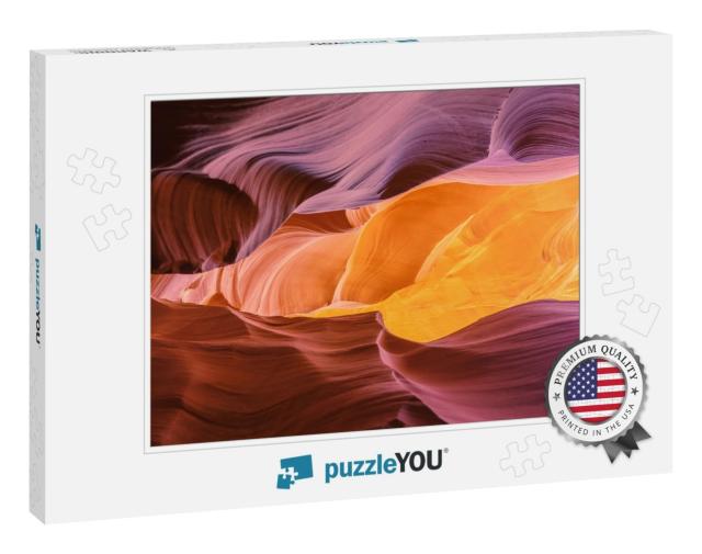 Colors of the Antelope Canyon... Jigsaw Puzzle