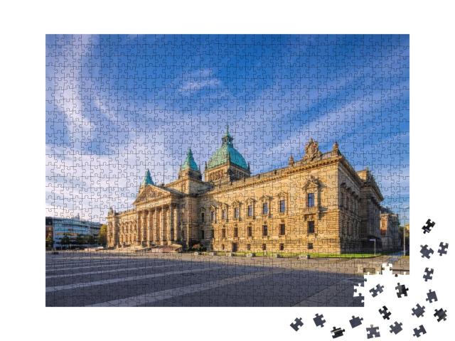 Puzzle 1000 Teile „Bundesverwaltungsgericht Leipzig“