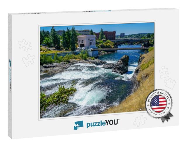 The Stunning Riverfront Park in Spokane Washington Shows... Jigsaw Puzzle