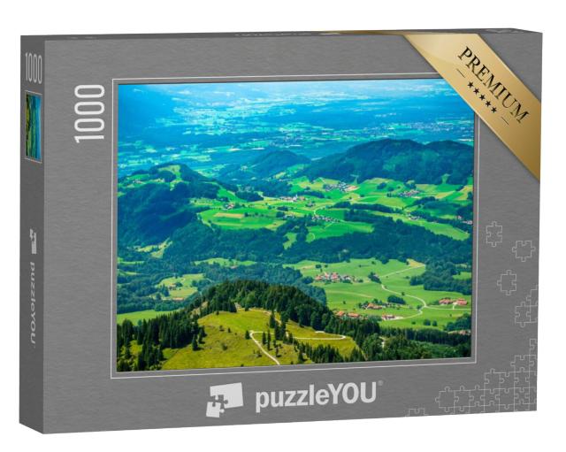 Puzzel 1000 stukjes „Uitzicht vanaf Hochries - Beieren“