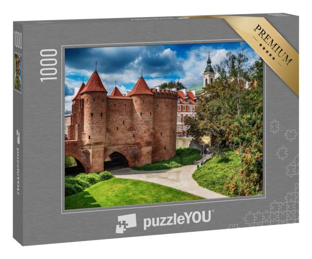 Puzzle 1000 Teile „Warschauer Barbakan, Polen“