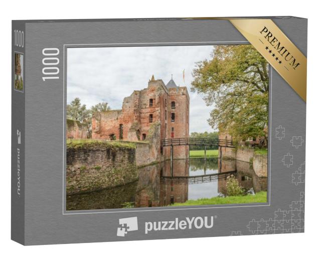 Puzzel 1000 stukjes „Overblijfselen van Kasteel Brederode in Nederland“