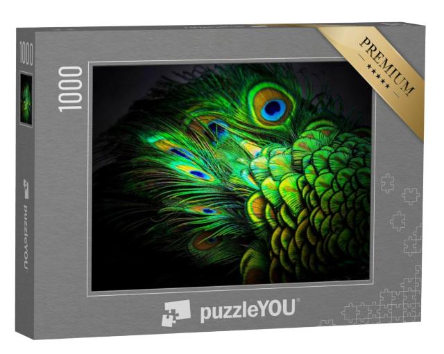 Puzzel 1000 stukjes „Pauwenveren“