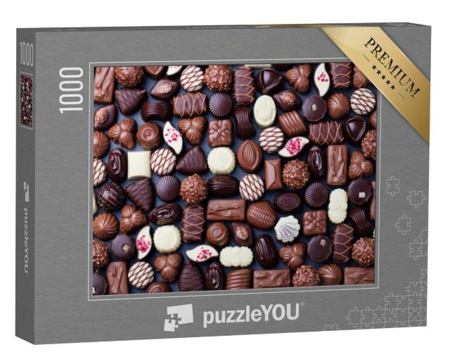 Puzzel 1000 stukjes „Assortiment fijne chocoladepralines“