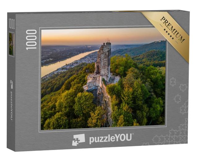 Puzzel 1000 stukjes „Drachenfels aan de Rijn bij Bonn“