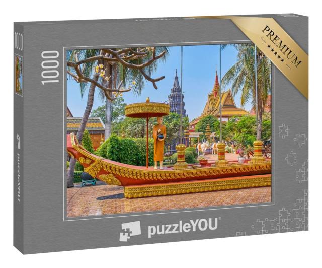 Puzzle 1000 Teile „Wunderschöner Tempel in Siem Reap, Kambodscha“