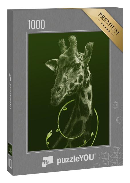 Puzzle 1000 Teile „Giraffe“
