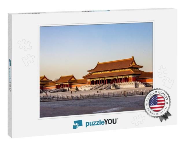 The Forbidden City, Ancient Palace in Beijing, China Shot... Jigsaw Puzzle